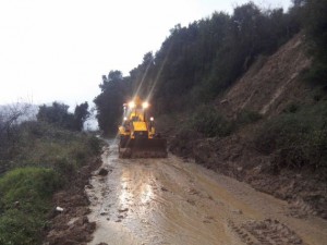 κατολίσθηση κακοκαιρία